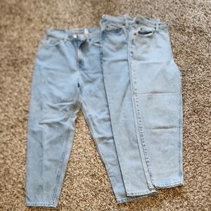 GAP Light Blue Ankle & Cropped Jeans